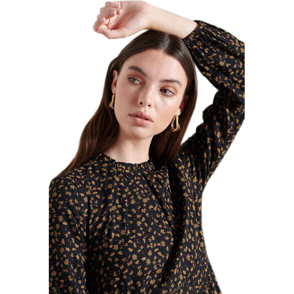 SUPERDRY 'RICHELLE' FLORAL ΦΟΡΕΜΑ ΓΥΝΑΙΚEIO W8010368A-VKN
