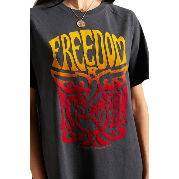 SUPERDRY BOHO T-SHIRT ΦΟΡΕΜΑ ΓΥΝΑΙΚEIO W8010813A-AFB