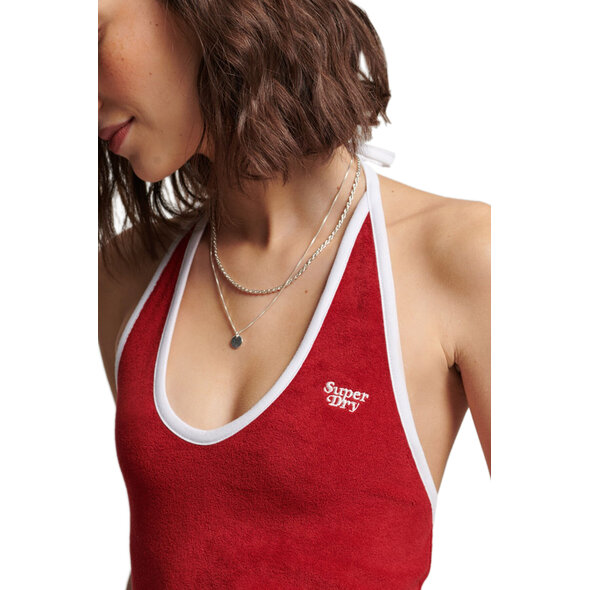 SUPERDRY HALTER MINI ΦΟΡΕΜΑ ΓΥΝΑΙΚEIO W8011277A-RXG
