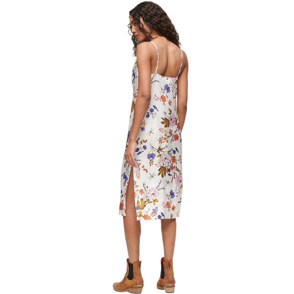 SUPERDRY SATIN CAMI MIDI SLIP ΦΟΡΕΜΑ ΓΥΝΑΙΚEIO W8011421A-9VZ