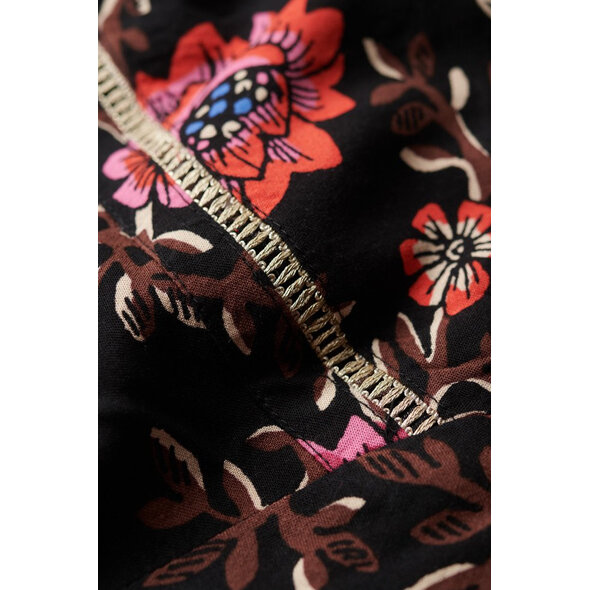 SUPERDRY PRINTED V-NECK MINI TEA ΦΟΡΕΜΑ ΓΥΝΑΙΚEIO W8011499A-1CJ