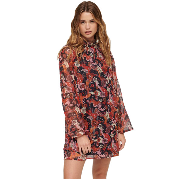 SUPERDRY PRINT FLARE MINI ΦΟΡΕΜΑ ΓΥΝΑΙΚEIO W8011500A-1BX