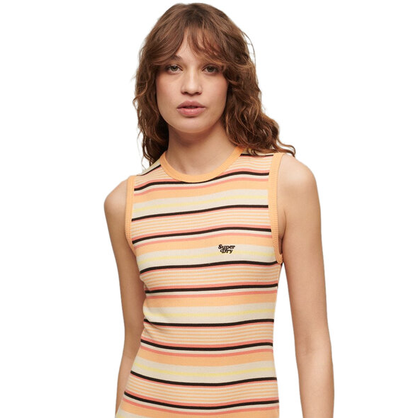 SUPERDRY RIB BODYCON MIDI ΦΟΡΕΜΑ ΓΥΝΑΙΚEIO W8011635A-2JM