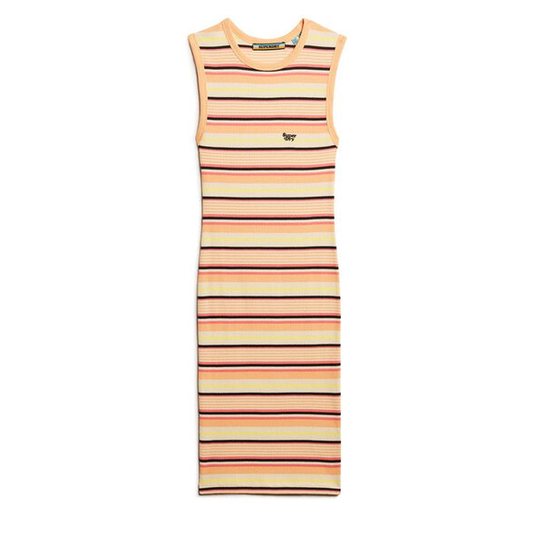 SUPERDRY RIB BODYCON MIDI ΦΟΡΕΜΑ ΓΥΝΑΙΚEIO W8011635A-2JM
