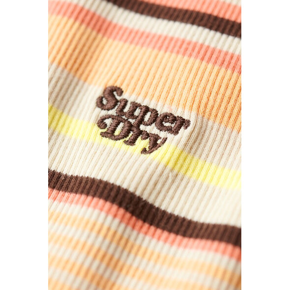 SUPERDRY RIB BODYCON MIDI ΦΟΡΕΜΑ ΓΥΝΑΙΚEIO W8011635A-2JM