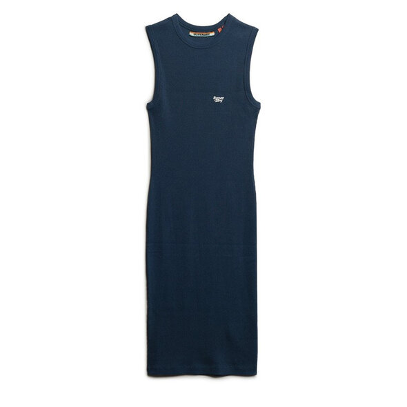 SUPERDRY RIB BODYCON MIDI ΦΟΡΕΜΑ ΓΥΝΑΙΚEIO W8011635A-ZRN