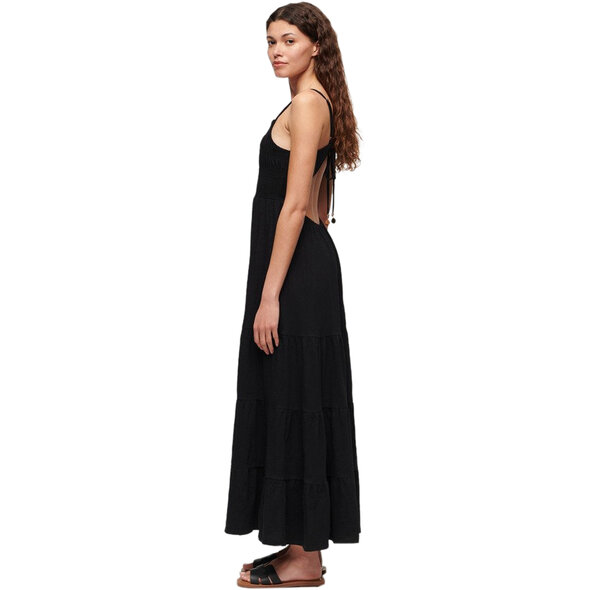 SUPERDRY SMOCKED CAMI MAXI ΦΟΡΕΜΑ ΓΥΝΑΙΚEIO W8011675A-02A
