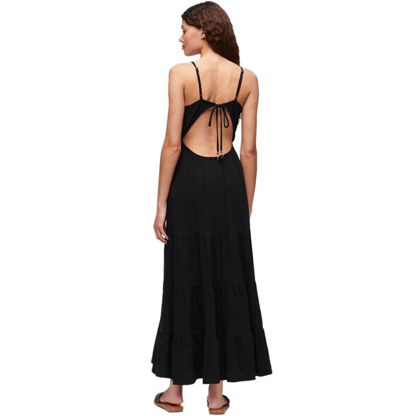 SUPERDRY SMOCKED CAMI MAXI ΦΟΡΕΜΑ ΓΥΝΑΙΚEIO W8011675A-02A
