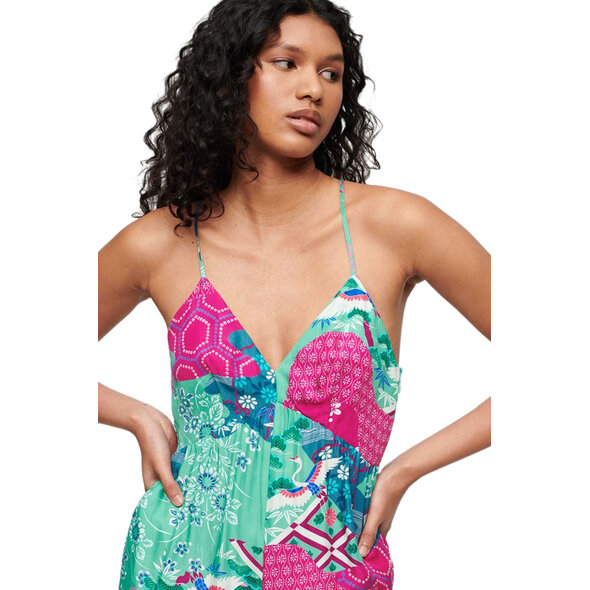 SUPERDRY PRINTED CAMI JUMPSUIT ΓΥΝΑΙΚEIO W8011677A-2HH