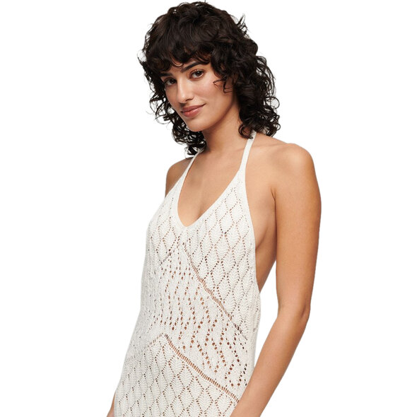 SUPERDRY CROCHET HALTER MAXI ΦΟΡΕΜΑ ΓΥΝΑΙΚEIO W8011736A-8ML