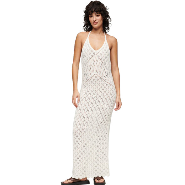 SUPERDRY CROCHET HALTER MAXI ΦΟΡΕΜΑ ΓΥΝΑΙΚEIO W8011736A-8ML
