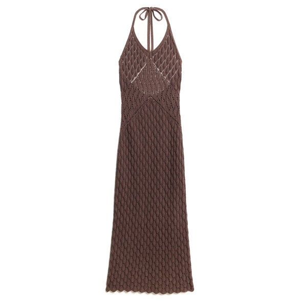 SUPERDRY CROCHET HALTER MAXI ΦΟΡΕΜΑ ΓΥΝΑΙΚEIO W8011736A-8PZ
