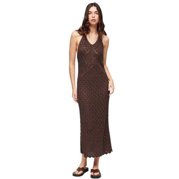 SUPERDRY CROCHET HALTER MAXI ΦΟΡΕΜΑ ΓΥΝΑΙΚEIO W8011736A-8PZ