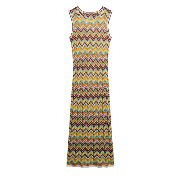 SUPERDRY ZIG ZAG KNIT MIDI ΦΟΡΕΜΑ ΓΥΝΑΙΚΕΙΟ W8011848A-F4W