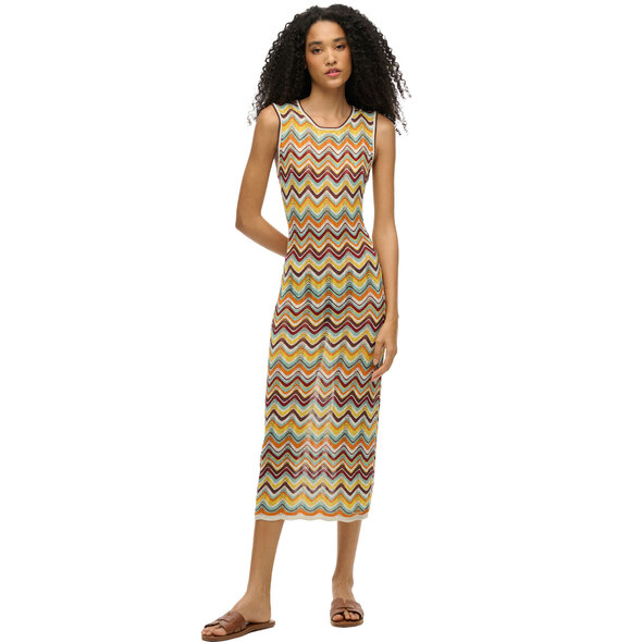 SUPERDRY ZIG ZAG KNIT MIDI ΦΟΡΕΜΑ ΓΥΝΑΙΚΕΙΟ W8011848A-F4W