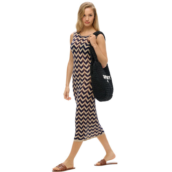 SUPERDRY ZIG ZAG KNIT MIDI ΦΟΡΕΜΑ ΓΥΝΑΙΚΕΙΟ W8011848A-F4Y