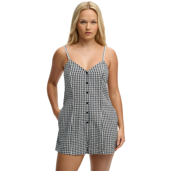 SUPERDRY GINGHAM CAMI PLAYSUIT ΓΥΝΑΙΚΕΙΟ W8012138A-4H6