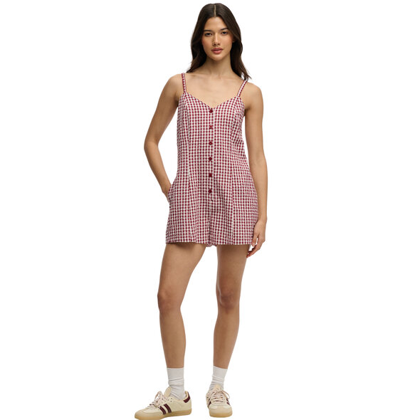 SUPERDRY GINGHAM CAMI PLAYSUIT ΓΥΝΑΙΚΕΙΟ W8012138A-55J