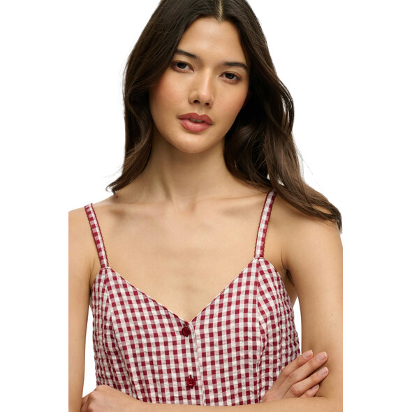 SUPERDRY GINGHAM CAMI PLAYSUIT ΓΥΝΑΙΚΕΙΟ W8012138A-55J