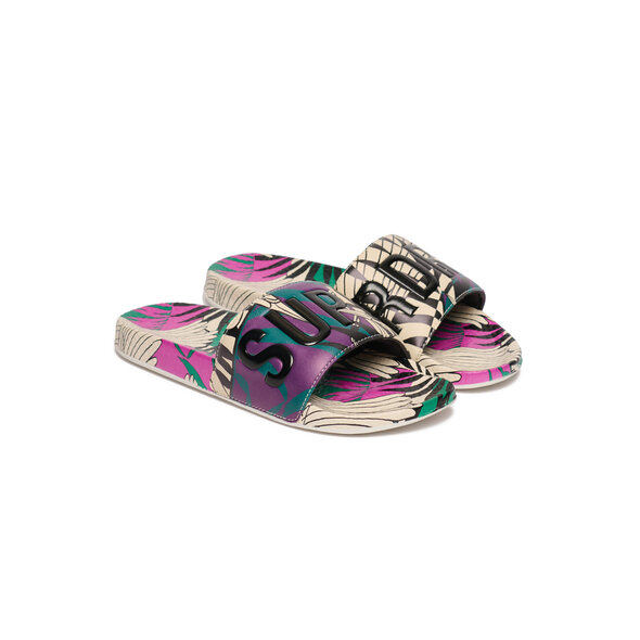 SUPERDRY PRINTED SLIDERS ΓΥΑΝΙΚΕΙΕΣ WF310248A-J5T