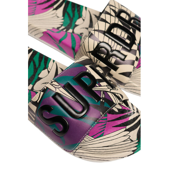 SUPERDRY PRINTED SLIDERS ΓΥΑΝΙΚΕΙΕΣ WF310248A-J5T