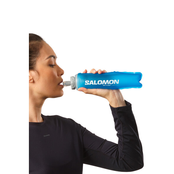 SALOMON SOFT FLASK 500ML/17OZ UNISEX LC2337700-CLEAR BLUE