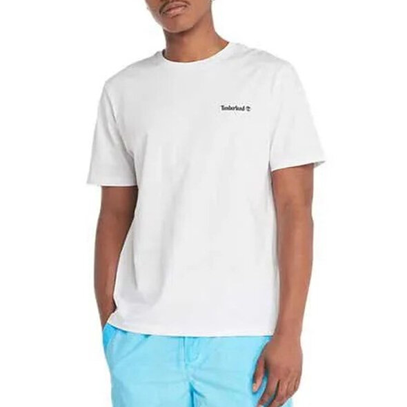 TIMBERLAND SMALL LINEAR LOGO ΜΠΛΟΥΖΑ ΑΝΔΡΙΚΗ TB0A5QQT-100