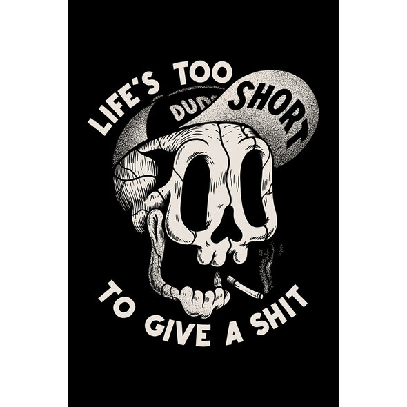 THE DUDES 'TOO SHORT SMOKES' ΜΠΛΟΥΖΑ ΑΝΔΡΙΚΗ 10014602-BLACK