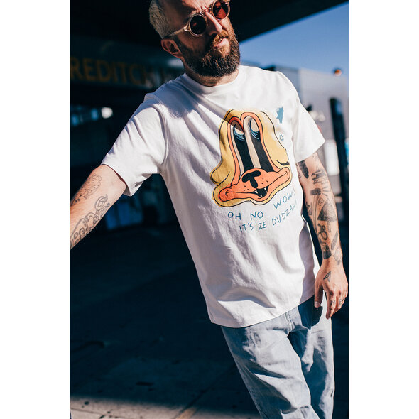 THE DUDES 'OH WOW ZE DUDZAH' ΜΠΛΟΥΖΑ ΑΝΔΡΙΚΗ 10064229-OFF WHITE