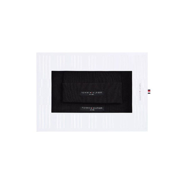 TOMMY HILFIGER ΣΚΟΥΦΟΣ-ΚΑΣΚΟΛ ΑΝΔΡΙΚΟ ΣΕ ΣΕΤ ΔΩΡΟΥ AM0AM13132-BDS