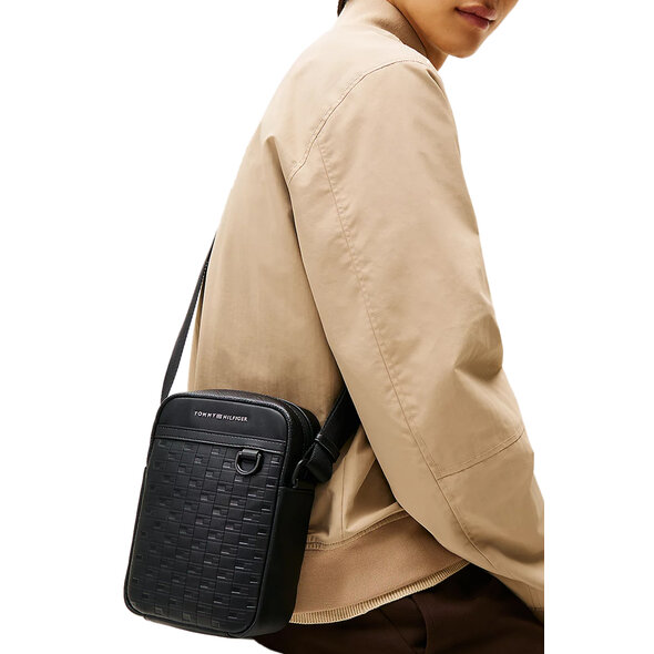 TOMMY HILFIGER MINI REPORTER ΤΣΑΝΤΑ ΑΝΔΡΙΚΗ AM0AM14019-BDS