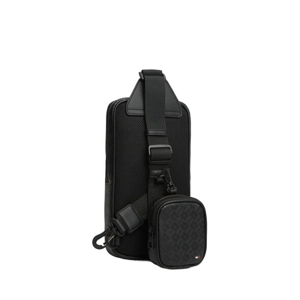 TOMMY HILFIGER EMBOSSED FLAG SLING BAG ΤΣΑΝΤΑ ΑΝΔΡΙΚΗ AM0AM14191-BDS