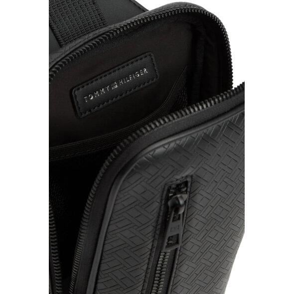 TOMMY HILFIGER EMBOSSED FLAG SLING BAG ΤΣΑΝΤΑ ΑΝΔΡΙΚΗ AM0AM14191-BDS