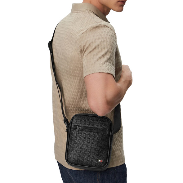 TOMMY HILFIGER MINI REPORTER ΤΣΑΝΤΑ ΑΝΔΡΙΚΗ AM0AM14193-BDS