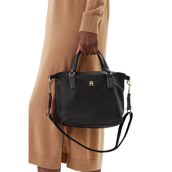 TOMMY HILFIGER POPPY SMALL TOTE ΤΣΑΝΤΑ ΓΥΝΑΙΚΕΙΑ AW0AW15640-BDS