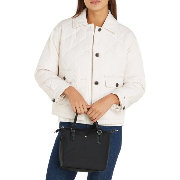 TOMMY HILFIGER POPPY SMALL TOTE ΤΣΑΝΤΑ ΓΥΝΑΙΚΕΙΑ AW0AW15640-BDS