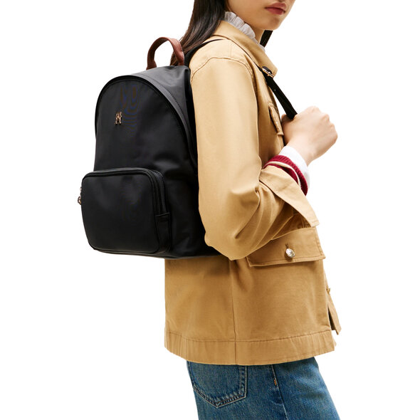 TOMMY HILFIGER POPETTE DOME BACKPACK ΓΥΝΑΙΚΕΙΑ AW0AW17939-BDS