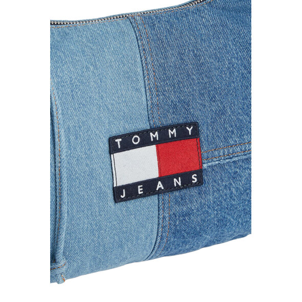 TOMMY HILFIGER TJW DENIM PATCHWORK ΤΣΑΝΤΑ ΓΥΝΑΙΚΕΙΑ AW0AW18471-1CN
