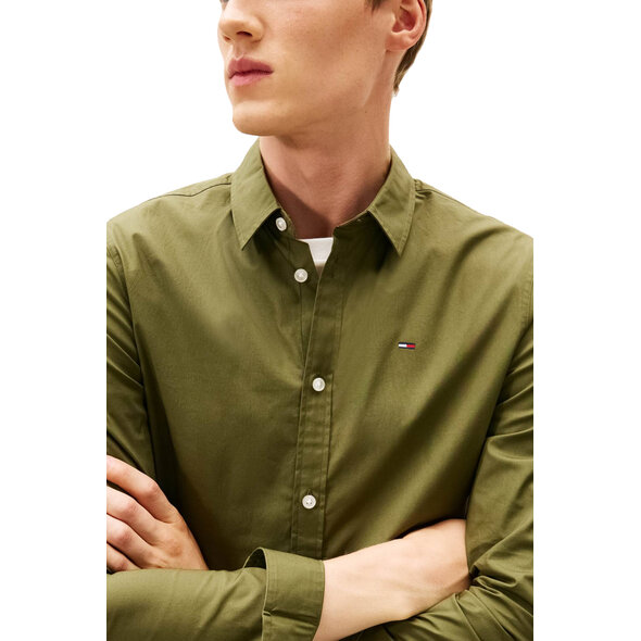 TOMMY HILFIGER STRETCH ΠΟΥΚΑΜΙΣΟ ΑΝΔΡIKO DM0DM04405-GY1
