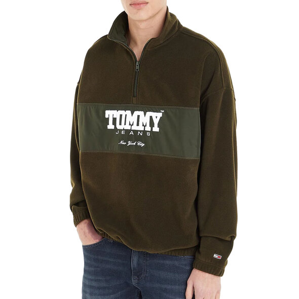 TOMMY HILFIGER OVERSIZED FLEECE ΦΟΥΤΕΡ ΑΝΔΡIKO DM0DM17803-GSB