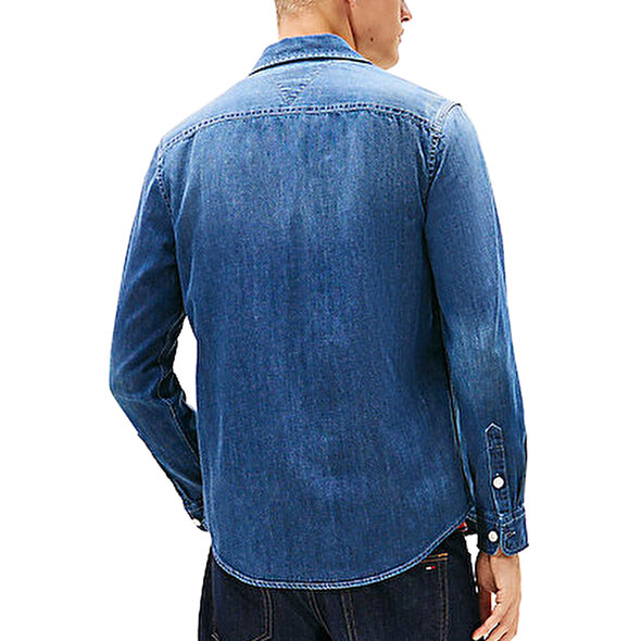 TOMMY HILFIGER TJM DENIM ΠΟΥΚΑΜΙΣΟ ΑΝΔΡΙΚΟ DM0DM22303-1BK