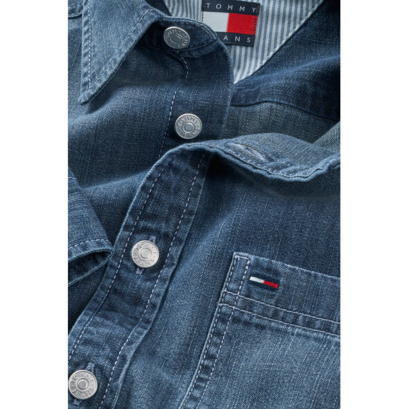 TOMMY HILFIGER TJM DENIM ΠΟΥΚΑΜΙΣΟ ΑΝΔΡΙΚΟ DM0DM22303-1BK