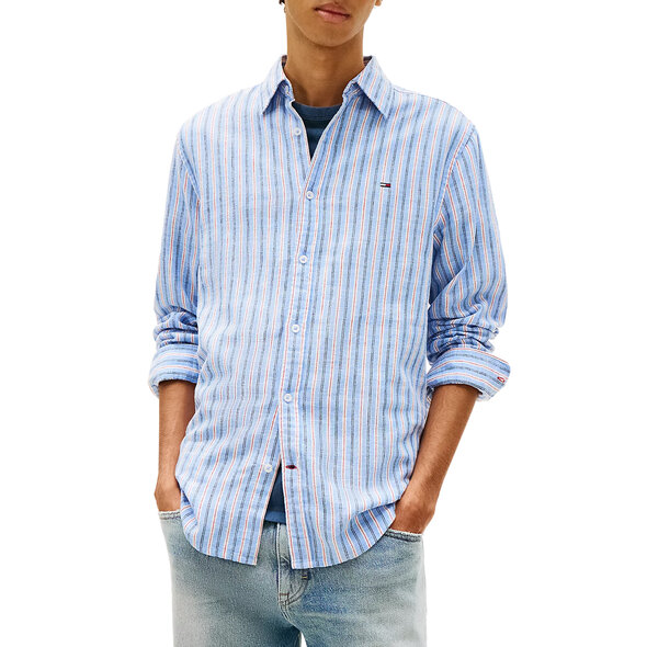 TOMMY HILFIGER TJM LINEN ΠΟΥΚΑΜΙΣΟ ΑΝΔΡΙΚΟ DM0DM22755-C38