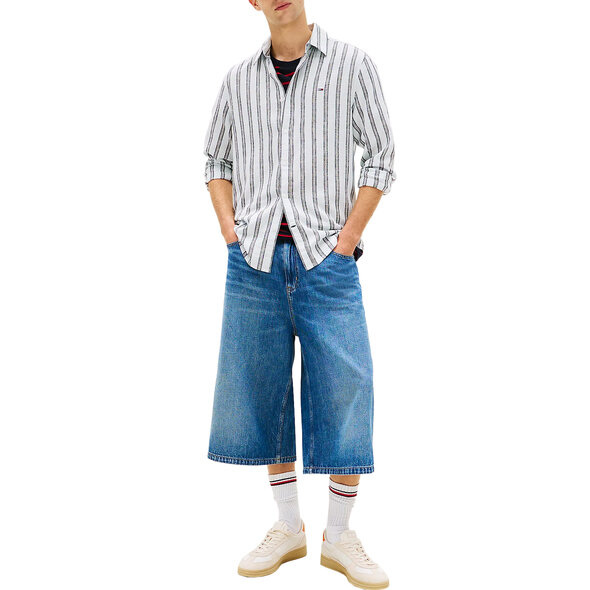TOMMY HILFIGER TJM LINEN ΠΟΥΚΑΜΙΣΟ ΑΝΔΡΙΚΟ DM0DM22755-C3Q
