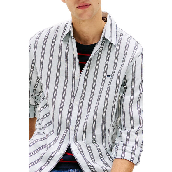 TOMMY HILFIGER TJM LINEN ΠΟΥΚΑΜΙΣΟ ΑΝΔΡΙΚΟ DM0DM22755-C3Q