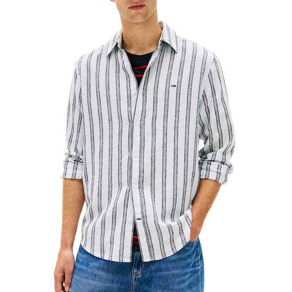 TOMMY HILFIGER TJM LINEN ΠΟΥΚΑΜΙΣΟ ΑΝΔΡΙΚΟ DM0DM22755-C3Q
