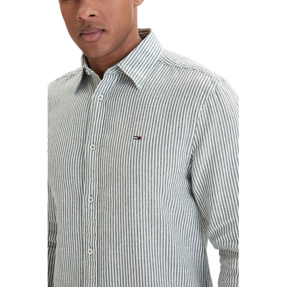 TOMMY HILFIGER TJM LINEN ΠΟΥΚΑΜΙΣΟ ΑΝΔΡΙΚΟ DM0DM22755-MBL
