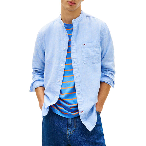 TOMMY HILFIGER TJM LINEN ΠΟΥΚΑΜΙΣΟ ΑΝΔΡΙΚΟ DM0DM22756-C38