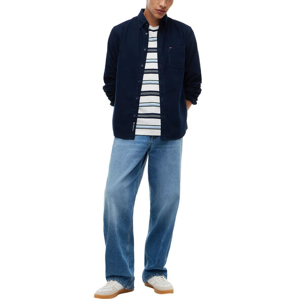 TOMMY HILFIGER TJM ΚΟΤΛΕ ΠΟΥΚΑΜΙΣΟ ΑΝΔΡΙΚΟ DM0DM23517-C1G