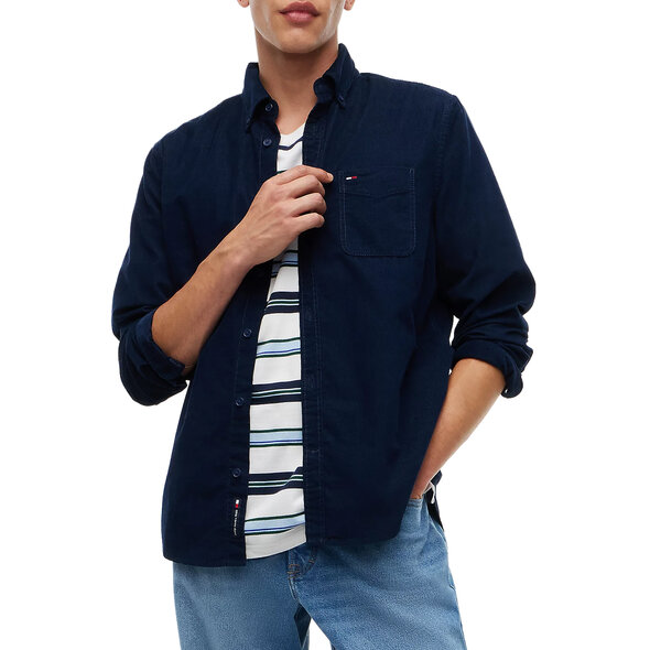 TOMMY HILFIGER TJM ΚΟΤΛΕ ΠΟΥΚΑΜΙΣΟ ΑΝΔΡΙΚΟ DM0DM23517-C1G